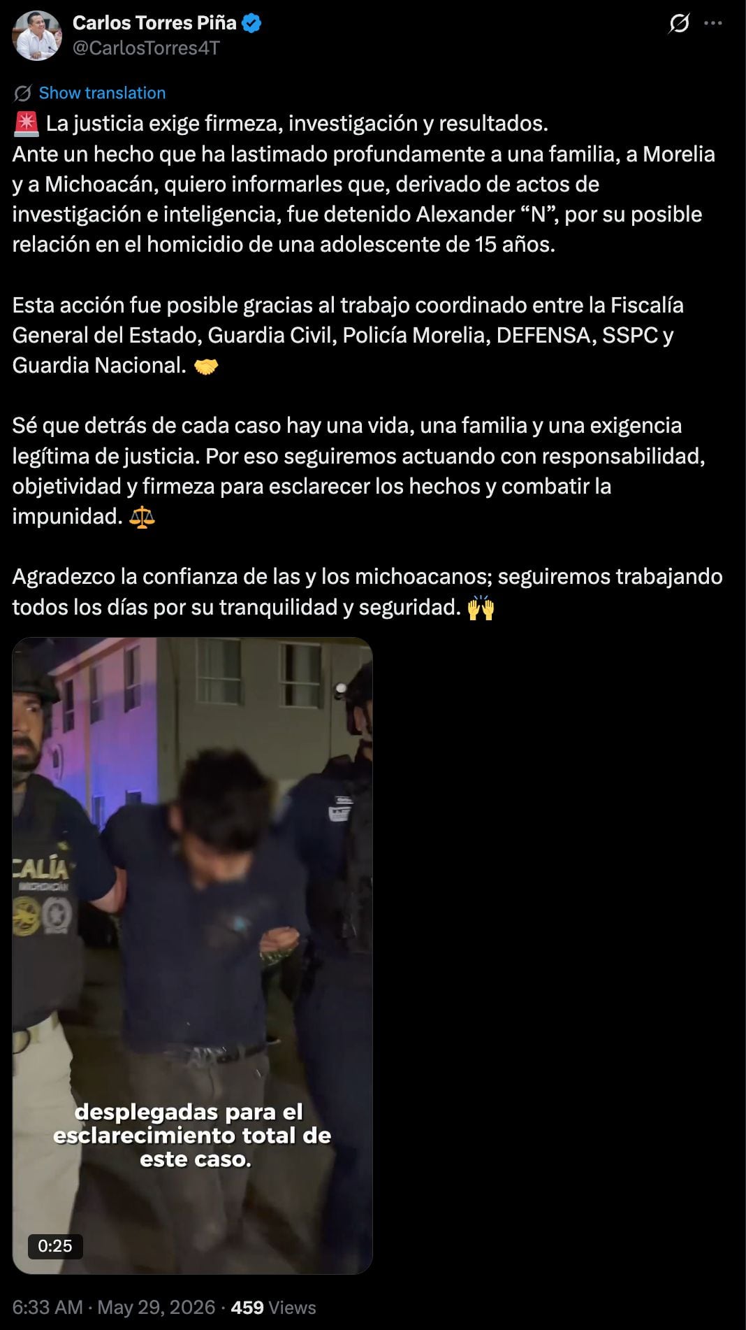 Feminicidio de Valeria Garduño: detienen a su expareja por presunta responsabilidad