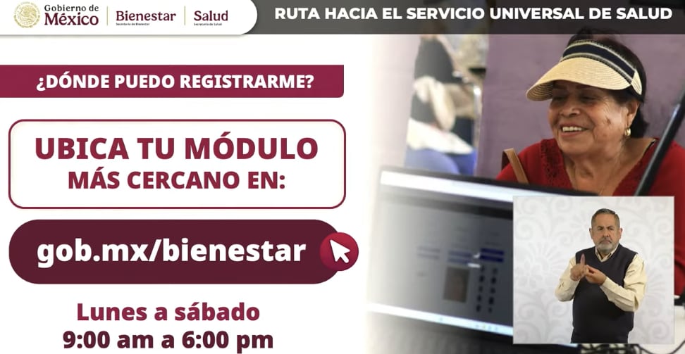 Registro para ser parte del Servicio Universal de Salud en México