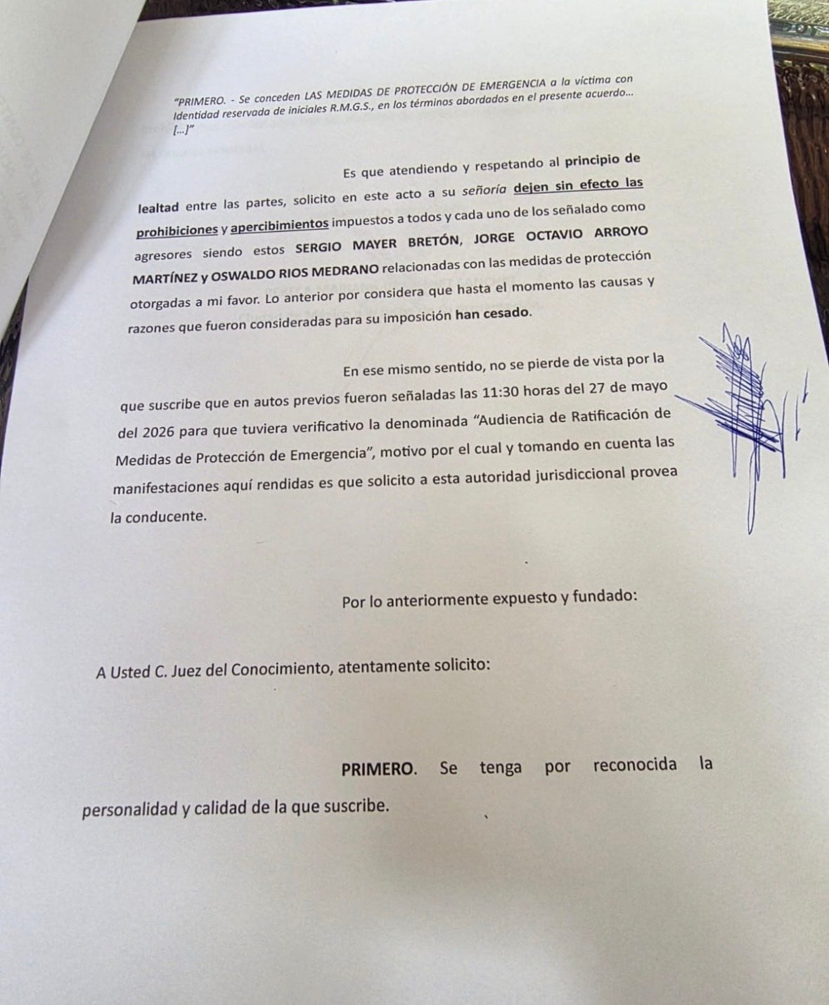 nj7mykbornfnnjbcnvv4o3w6wy Emiliano Rojas se desmarca de Mariana Gutiérrez y revela documento clave