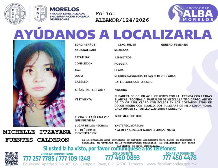 ptijsmq55bckvg6fmpq5cc4euy-1 Reportan desaparición de Michelle Itzayana Fuentes Calderón
