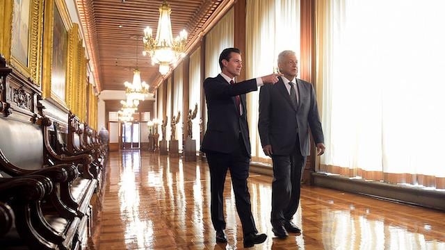 Enrique Peña Nieto y Andrés Manuel López Obrador