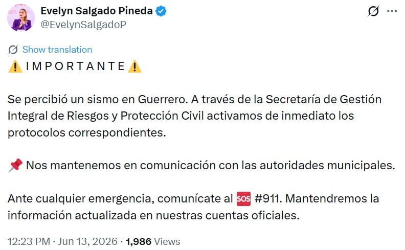 3aypw2so5zam5ol5irx52o5iv4 Sismo de magnitud 5.2 en Guerrero activa alerta sísmica en zonas de CDMX