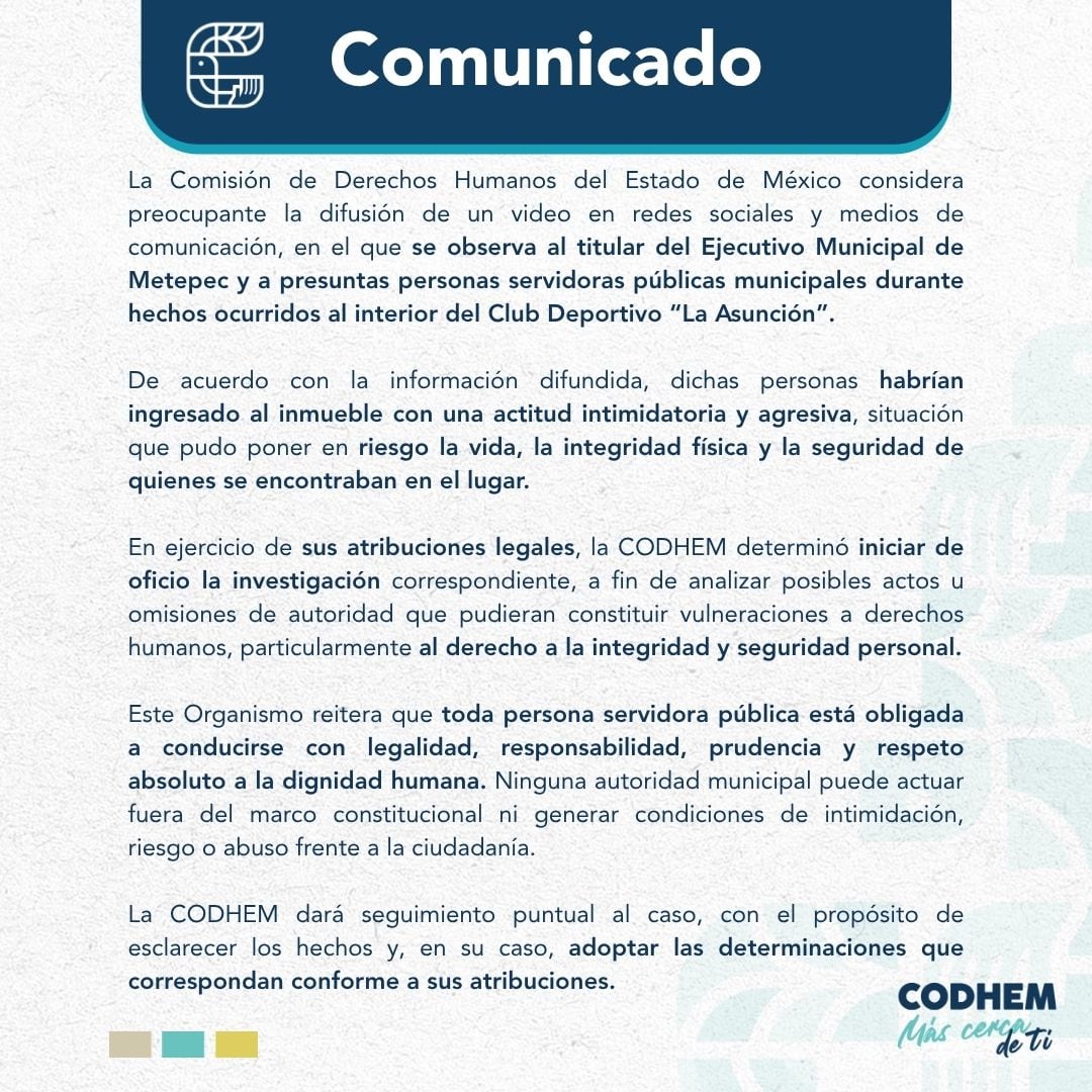 4rrgqabl6fa2jmax2bx2pxfuuu CODHEM abre investigación por caso de Fernando Flores en club deportivo de Metepec