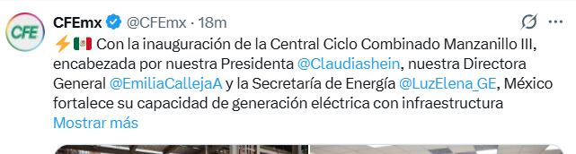 5hsjf5yxnnc7fom6ty2f4psioa Claudia Sheinbaum inaugura central de ciclo combinado de CFE en Colima