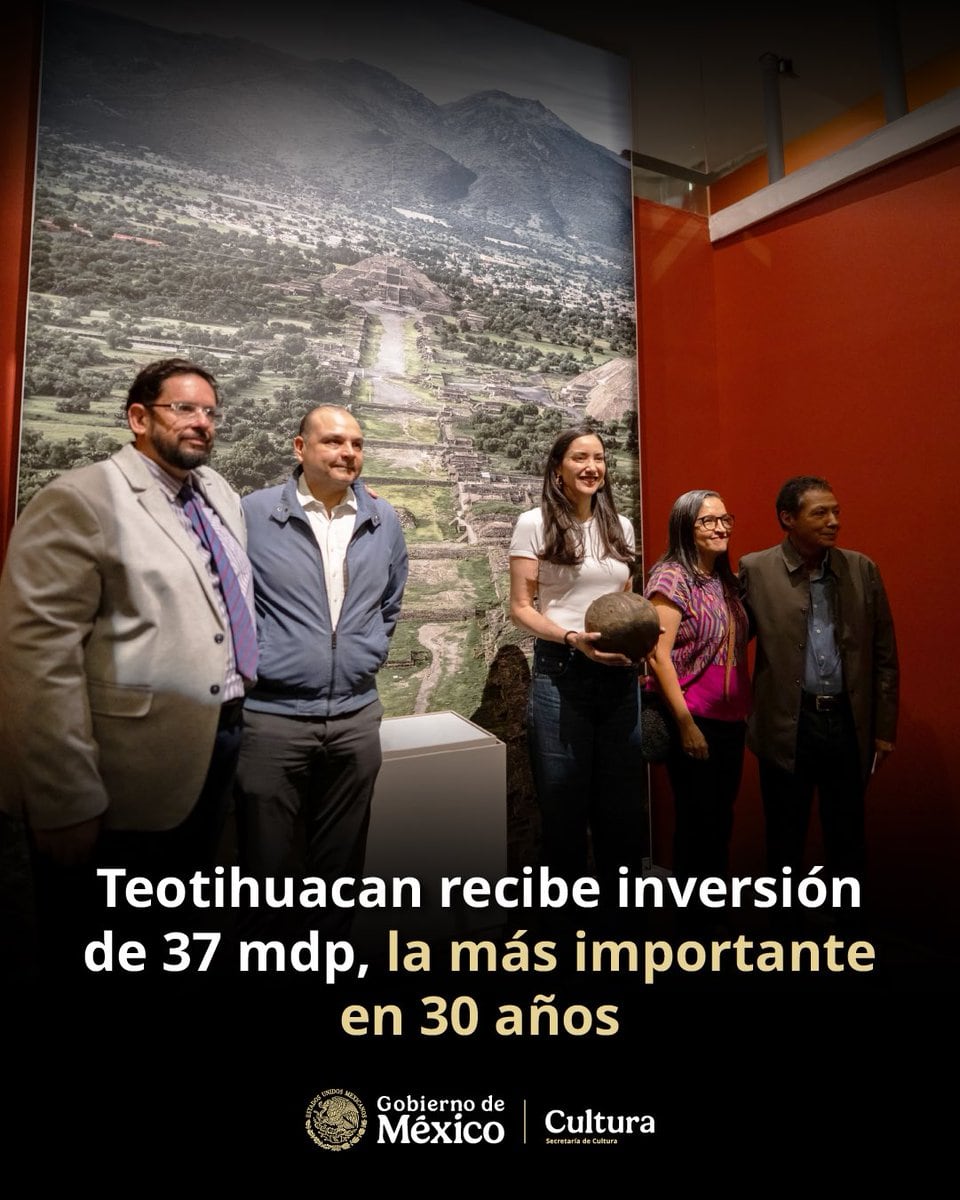 Teotihuacán recibió 37 mdp para su rehabilitación, informa Claudia Curiel de Icaza