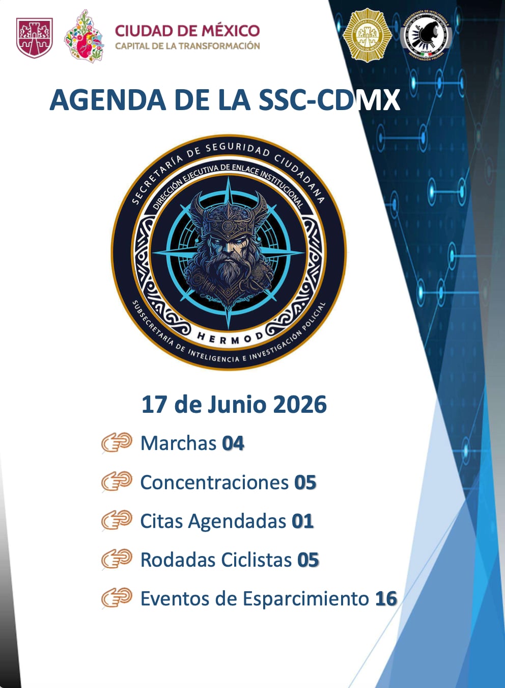 Agenda de marchas en CDMX para este 17 de junio