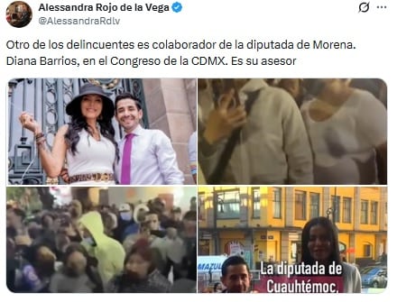 aajw7aso5fbotbfj5sds6uukkm Alessandra Rojo de la Vega exhibe a agresor cercano a Diana Sánchez Barrios.