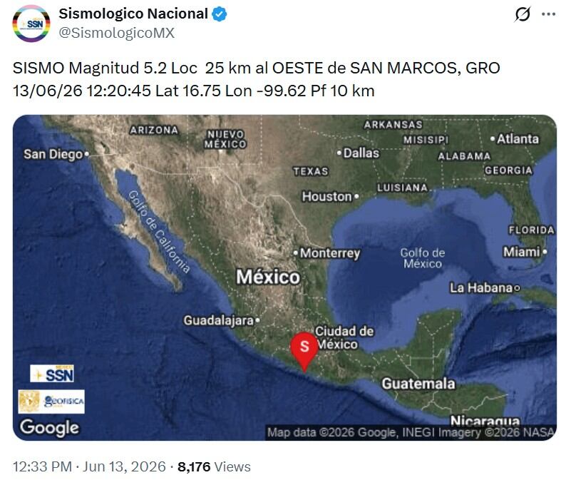 bhnk7ddj2fambfznmnd3cpl42y Sismo de magnitud 5.2 en Guerrero activa alerta sísmica en zonas de CDMX