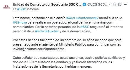 eeau7k2dgbbbljdpppxjeuqsum SSC informa sobre agresión a Alessandra Rojo de la Vega y su equipo.