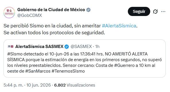 ewgpledw3nh7ro6nqkhd3yf5ly Sismo hoy: temblor en San Marcos, Guerrero; se sintió en CDMX