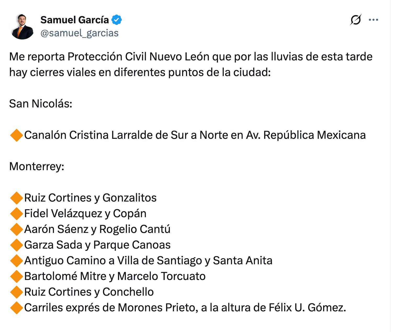 Muere mujer en San Nicolás de los Garza por fuertes lluvias