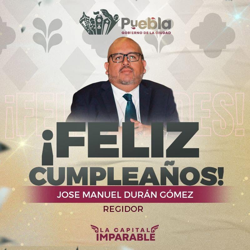 José Manuel Durán Gómez, regidor de Puebla