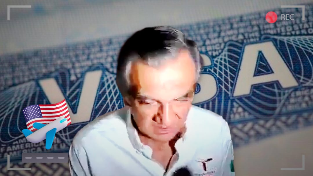 Américo Villarreal dice tener visa vigente
