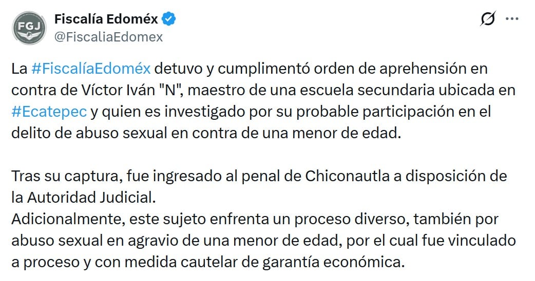 r3nya43p3zc2xhhci5tbtcvlpm Víctor Iván, profesor de Ecatepec, es detenido de nuevo
