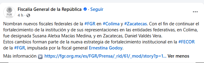 Nuevos titulares en Colima y Zacatecas