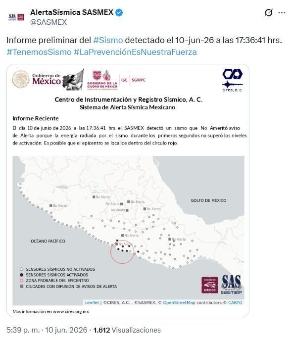tp4zzudfu5bv3mokg6othdnubm Sismo hoy: temblor en San Marcos, Guerrero; se sintió en CDMX