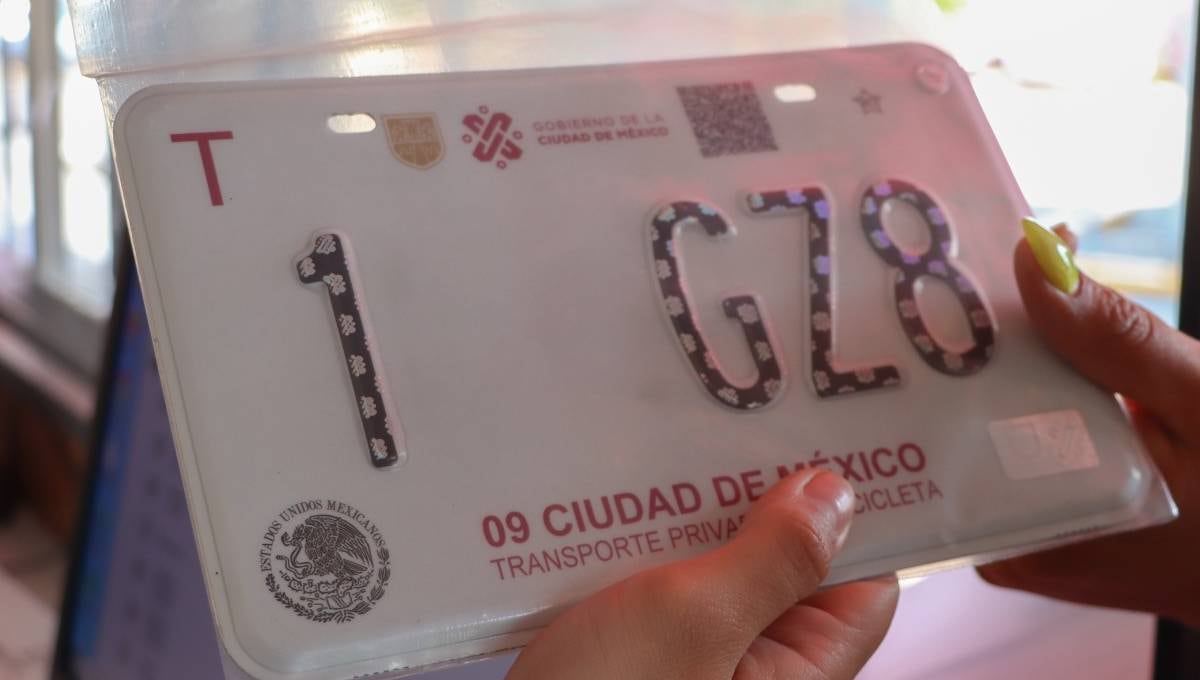 Trámite de placas de la CDMX