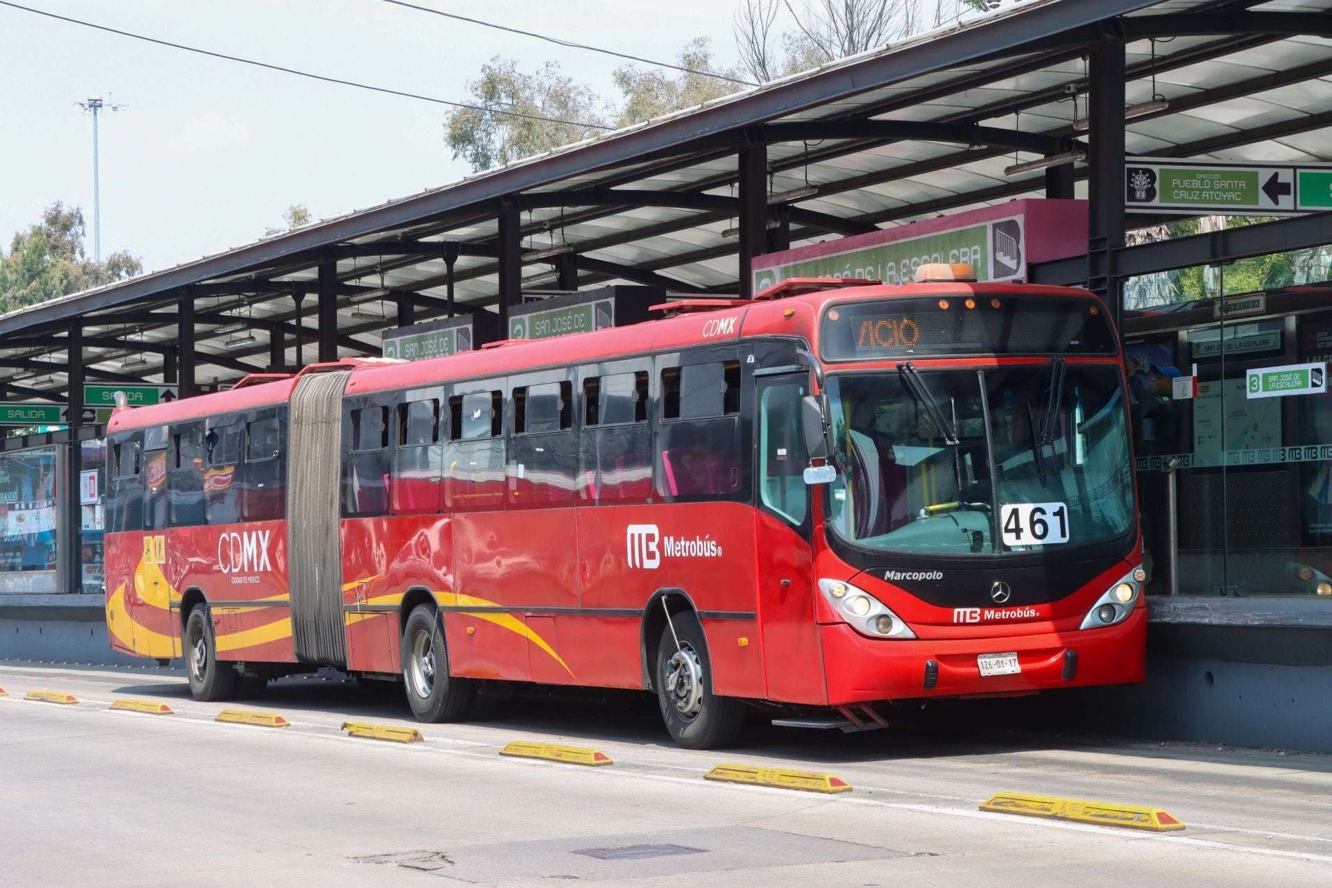 Metrobús de la CDMX.