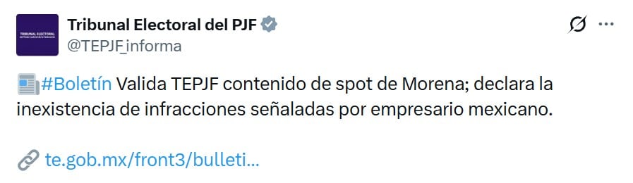 TEPJF falla contra Ricardo Salinas Pliego; Morena puede usar su imagen
