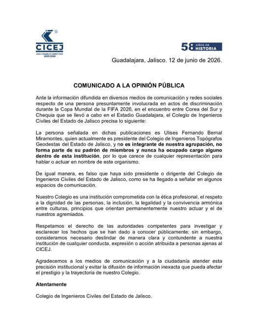 xw6ghqfcpbbalov6eb26kpmd3y Colegio de Ingenieros de Jalisco se deslinda de Ulises Bernal tras polémica con Inocat