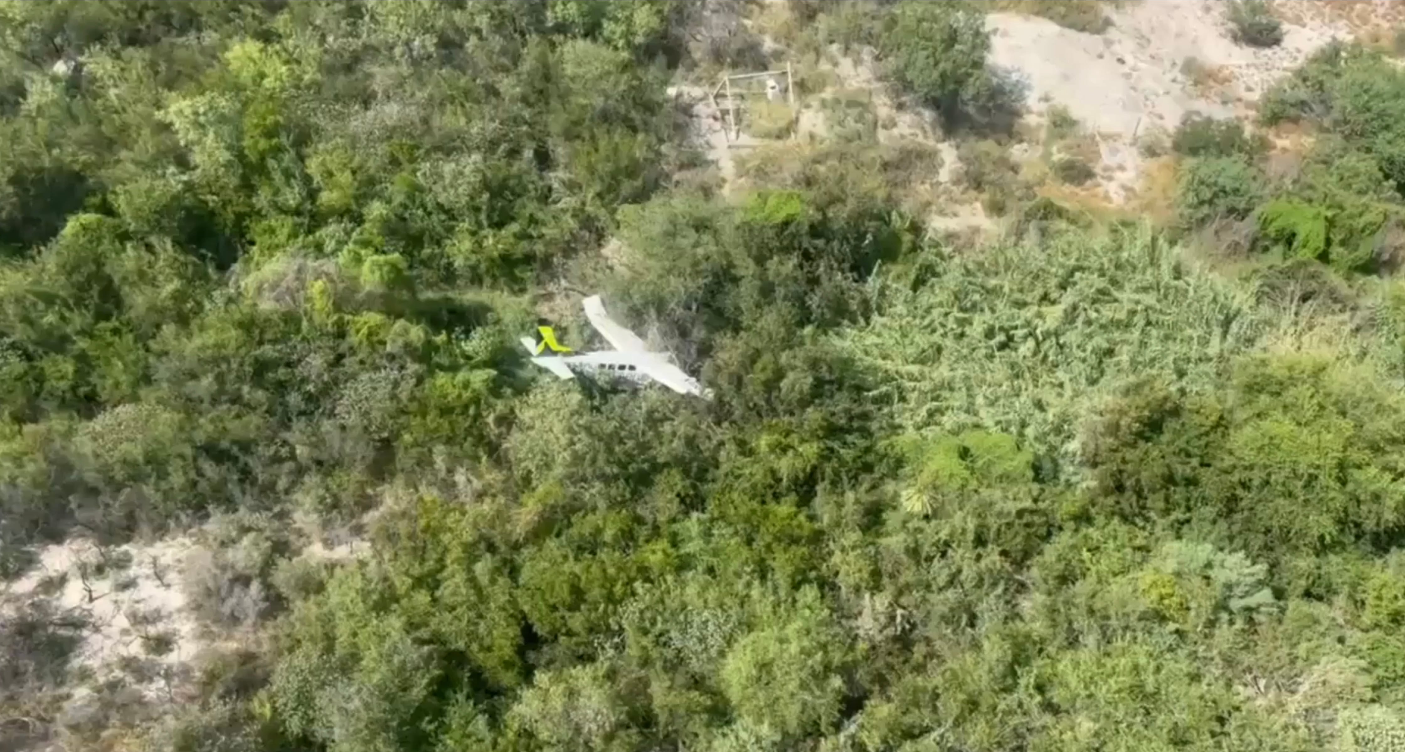 Aeronave de Aerus cae en Nuevo León