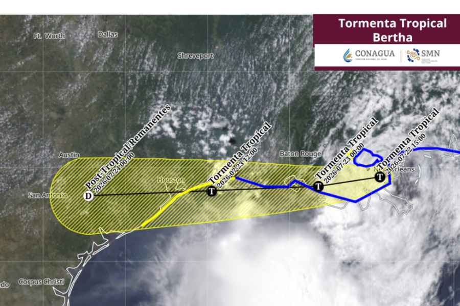 tormenta tropical Bertha