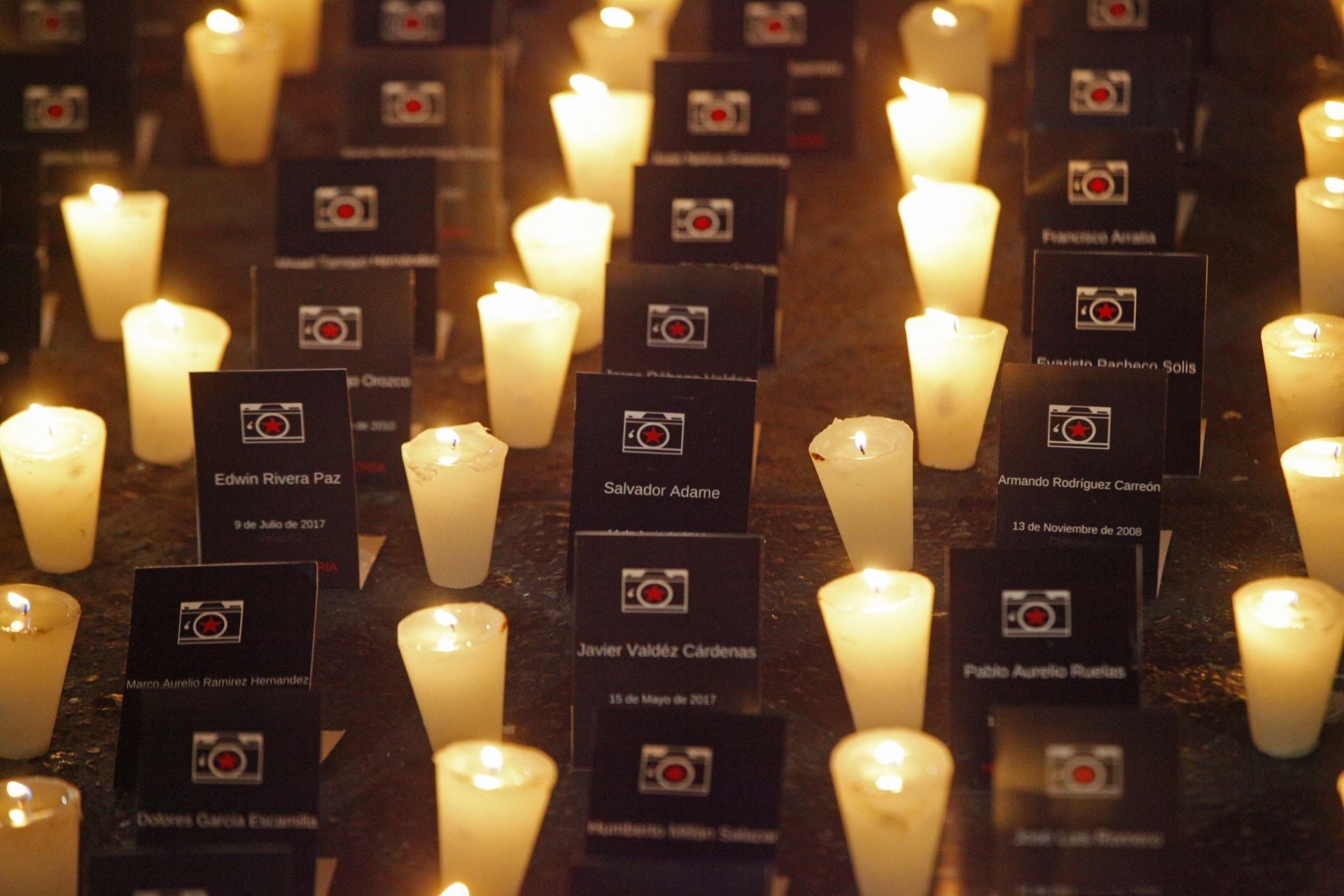 Memorial de periodistas asesinados en México