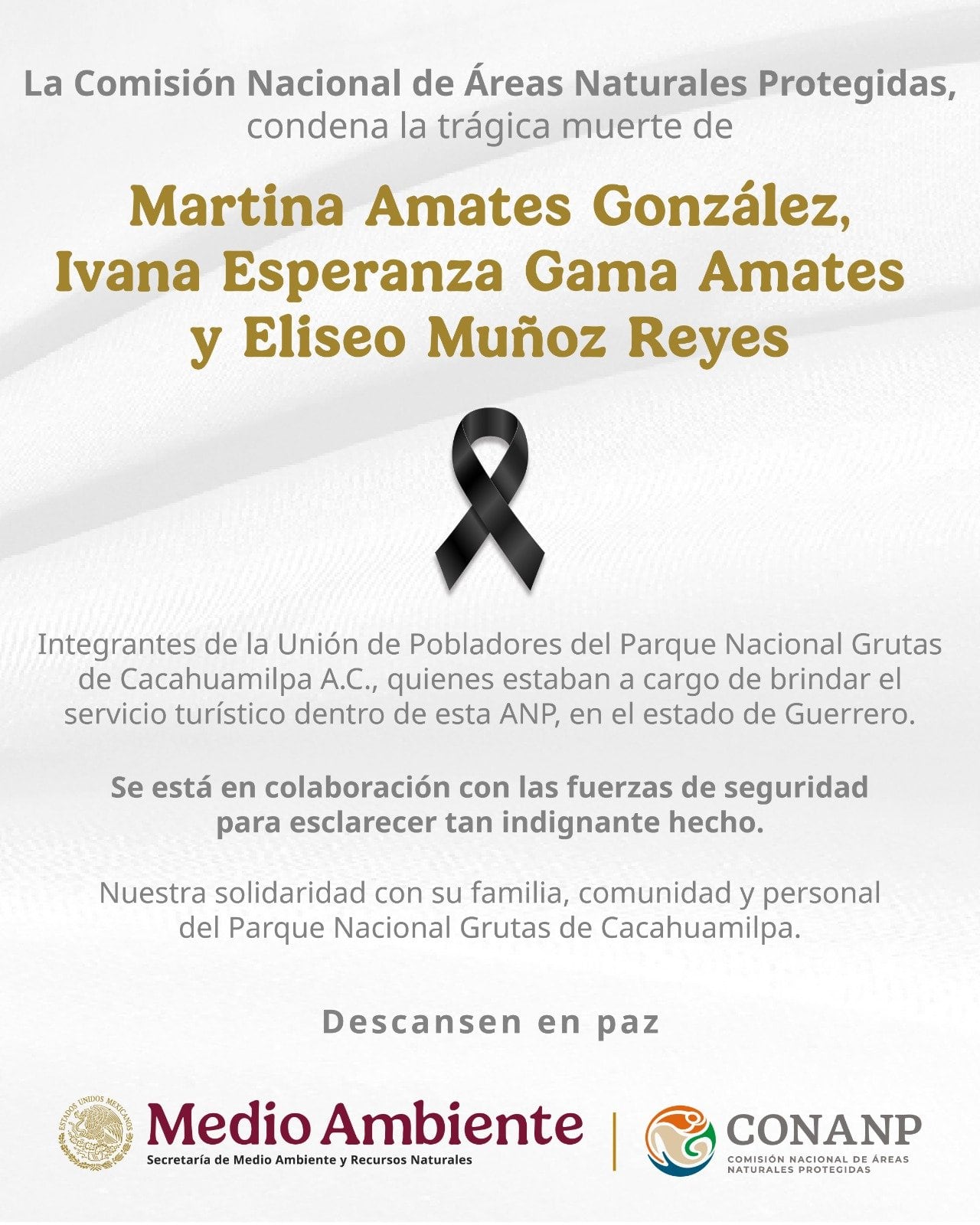 Asesinato de Martina Amates estaría ligado al crimen organizado en Grutas de Cacahuamilpa