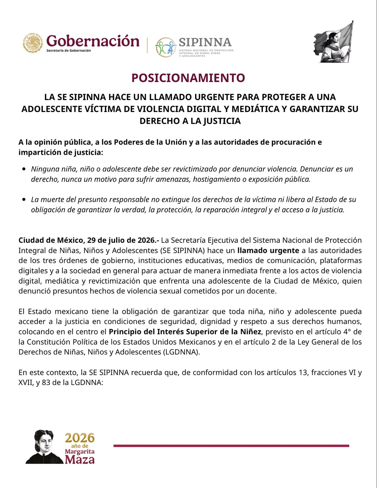 i2gncdwebnhmdlnkqt254jmhae SIPINNA pide proteger a adolescente que denunció a Alberto Israel Jasso Cruz