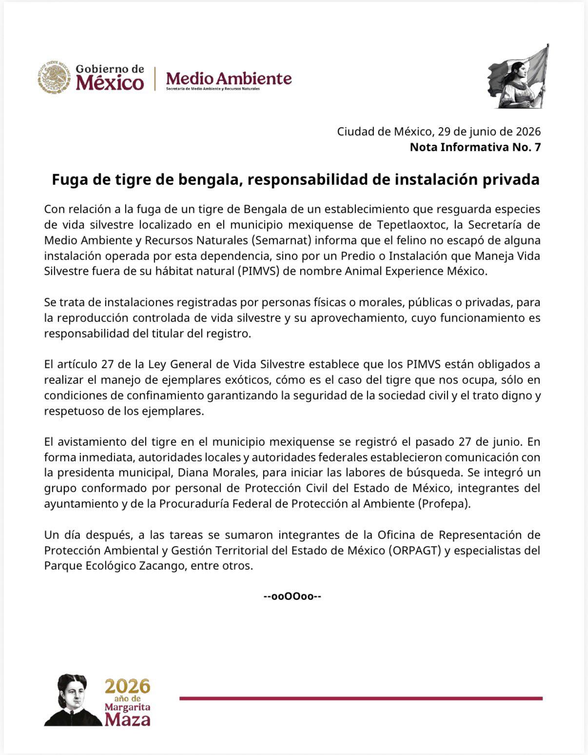 ix7hqgrvvjhwplciyle32kmbfu Semarnat niega responsabilidad por tigre que escapó en Tepetlaoxtoc