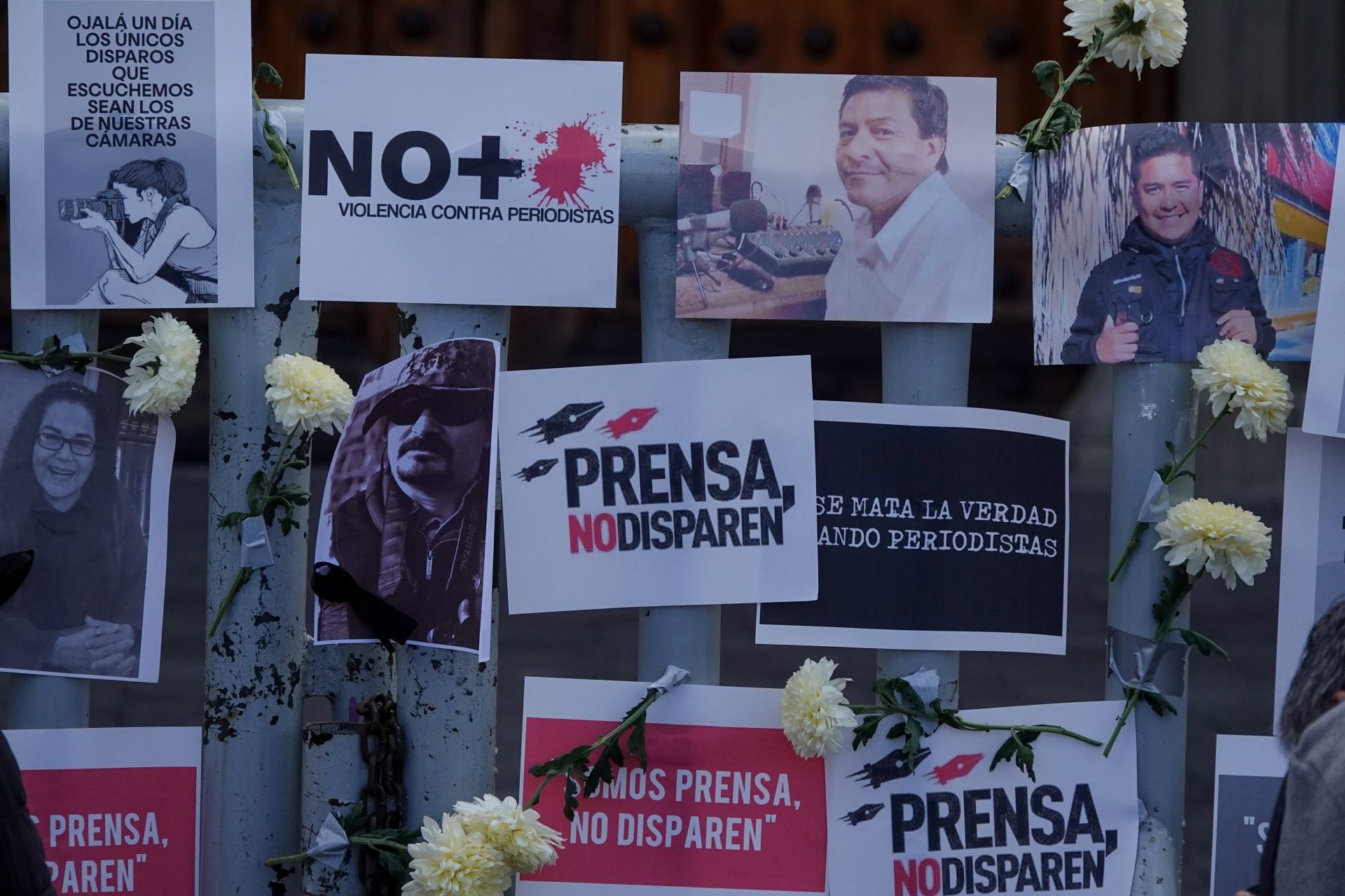 Memorial de periodistas asesinados en México