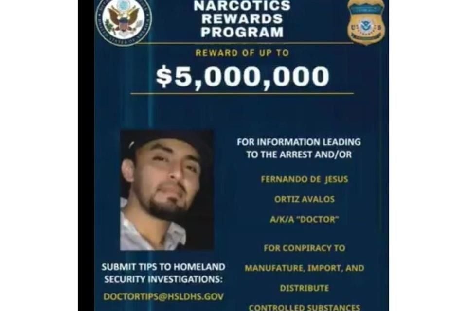 Recompensa de Estados Unidos por El Doctor