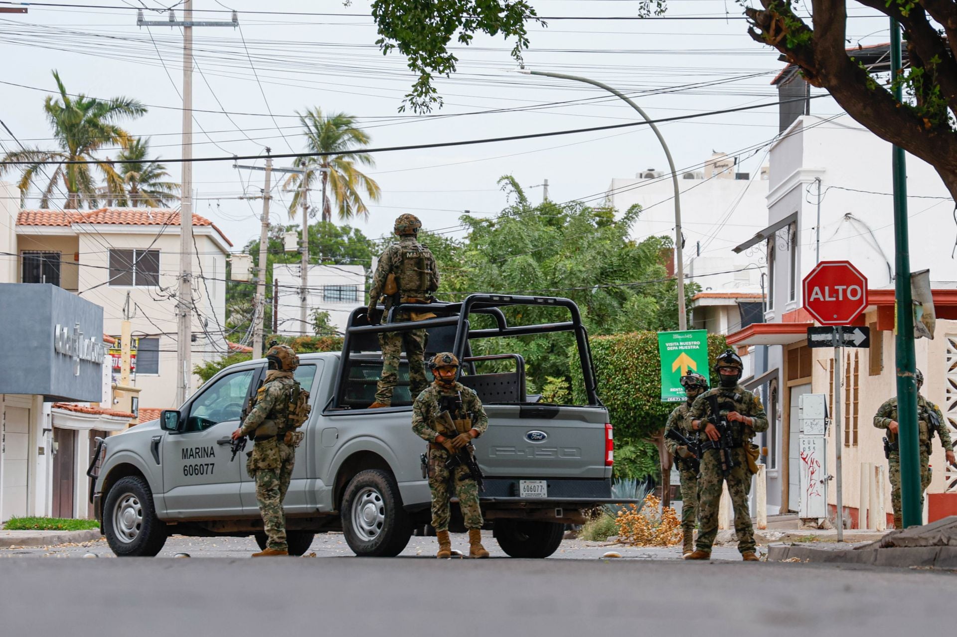 Operativo de la Marina en Sinaloa