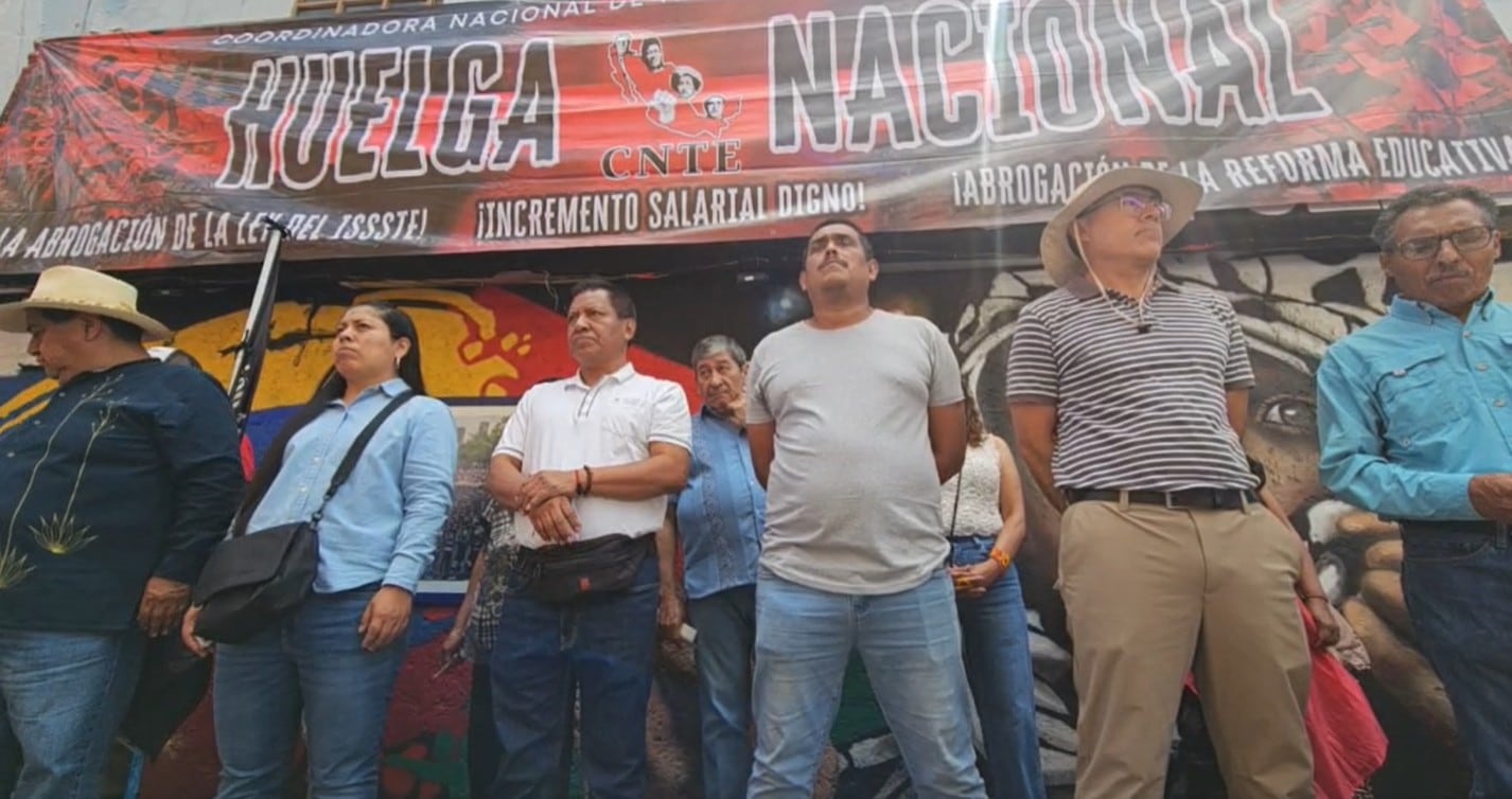 La CNTE pone fin a la huelga nacional tras semanas de movilizaciones