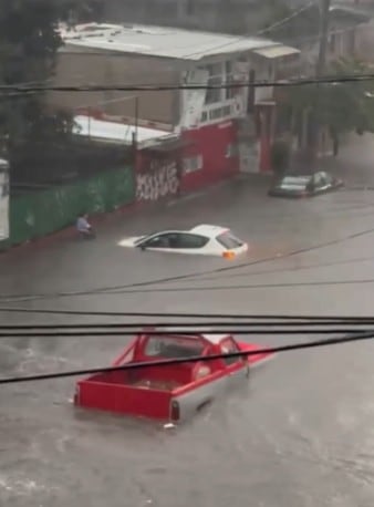 Inundaciones Tlalpan y Álvaro Obregón en CDMX