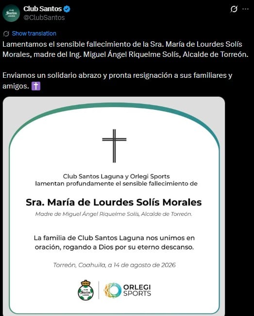 czxg5f5wwzcqpjdr2u3sm7n5ni Muere madre de Miguel Ángel Riquelme, alcalde de Torreón