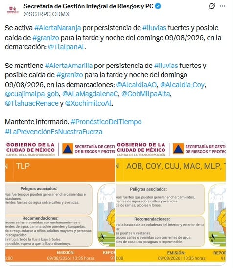honnzqy7yjaq7elneo2u5hra3y SGIRPC informa sobre lluvia en la CDMX.