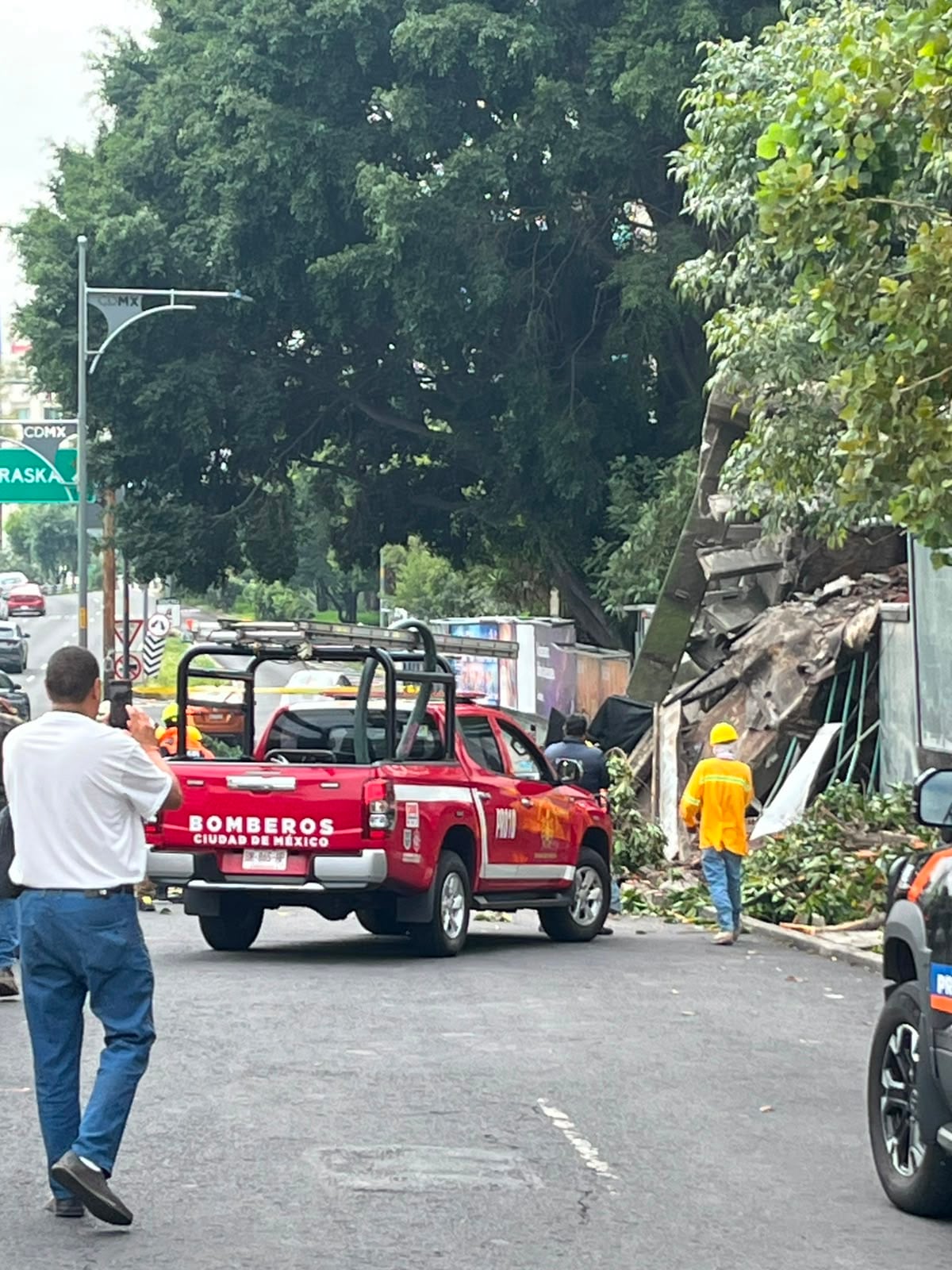 o7vxhkxj6bfebilcoukkjzxvmq-1 Colapsa estructura durante demolición en Viaducto, en Miguel Hidalgo