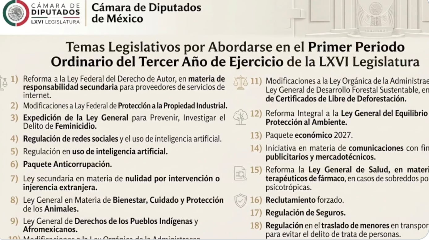 Ricardo Monreal pide a legisladores que buscan reelección en 2027 no pedir licencia