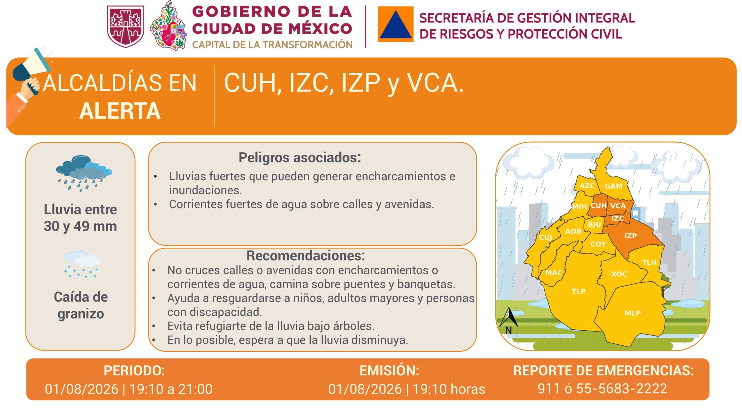 v72i3icr5rggffcsyqxvmyowiu Tormenta severa con granizó afectó diversas zonas de la CDMX