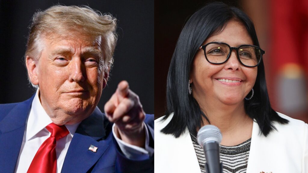 Donald Trump y Delcy Rodríguez se reúnen por primera vez en Nueva York a escasos kilómetros de la prisión de Maduro