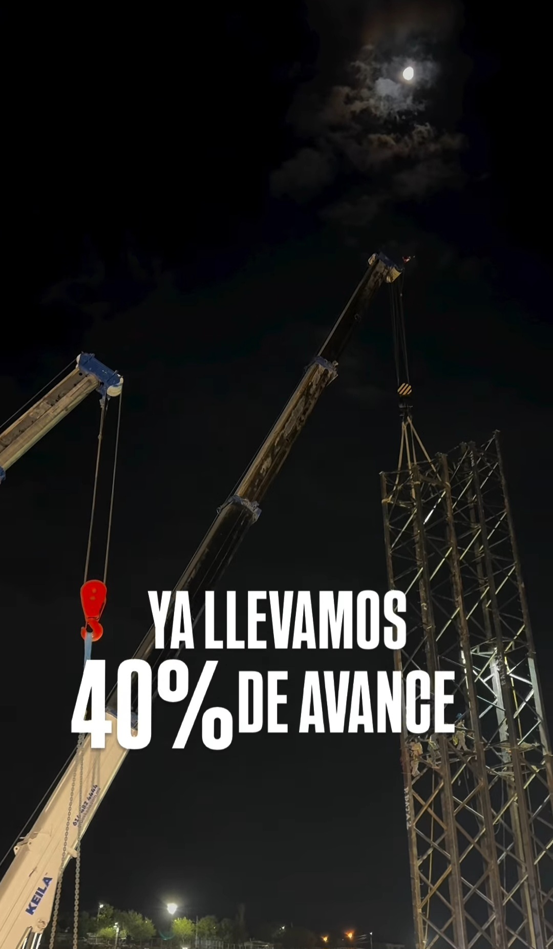 Supervisa Bonilla avance de Gaza flotante