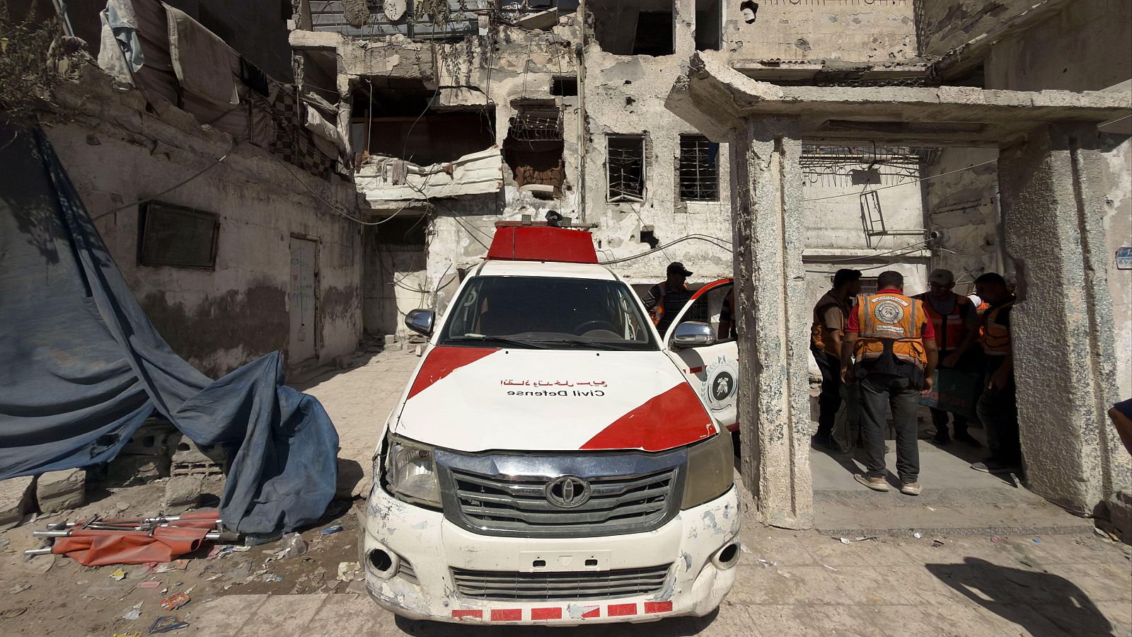 El Ministerio de Salud de Gaza denuncian un "genocidio sanitario" El Ministerio de Salud de Gaza denuncian un "genocidio sanitario"