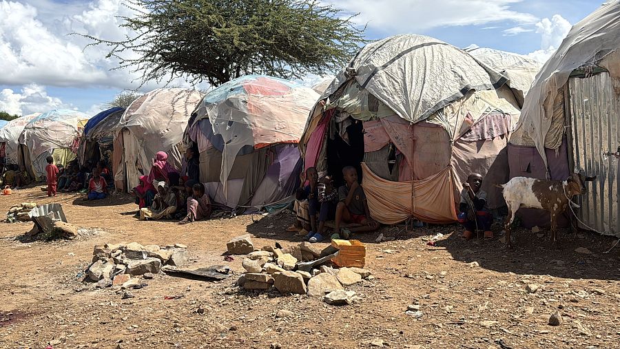 Campamentos de desplazados en Somalia