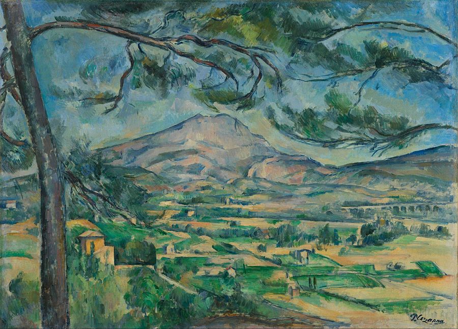 17233444 'La montaña Saint-Victoire' de Cézanne