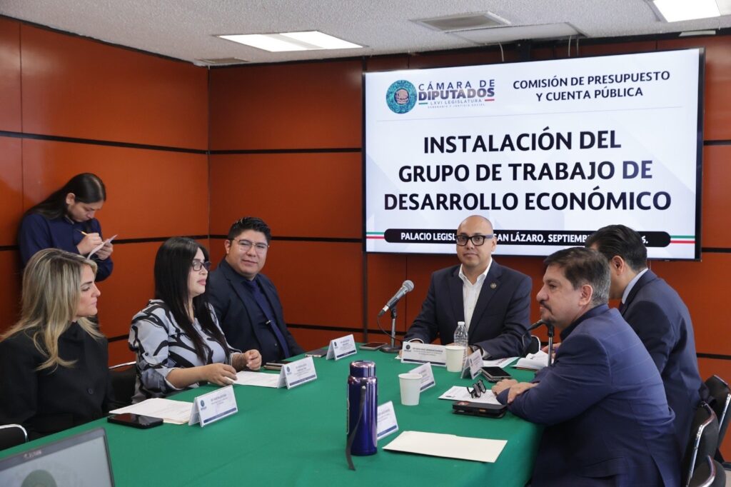 Instalan el grupo de trabajo Desarrollo Económico, rumbo a la construcción del PPEF 2027