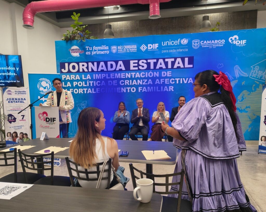 Inauguran en Camargo Jornadas de Capacitación sobre crianza afectiva y fortalecimiento familiar a cargo del DIF Estatal y UNICEF