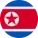 corea del norte bandera