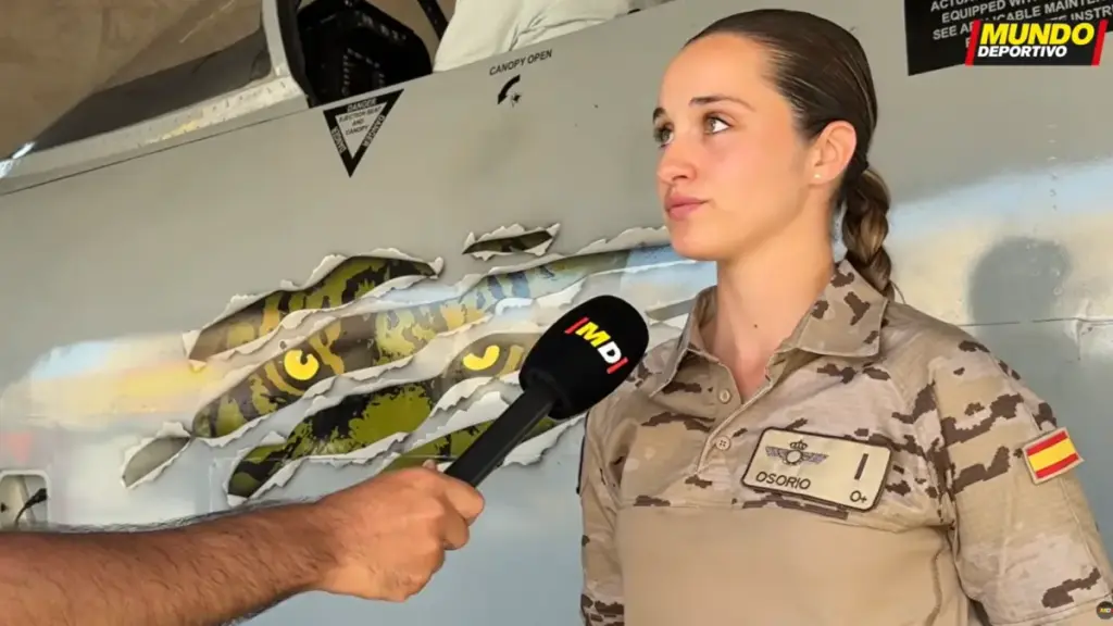 Claudia Osorio, soldado del Ejército de Aire y el Espacio: “Estamos aquí para apoyar y proteger a nuestra sociedad. Uno tiene que ser fuerte para poder dar lo mejor de él”