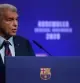 Joan Laporta cargó contra el Atlético de Madrid durante la Asamblea del Barça por las negociaciones de Julián Álvarez.